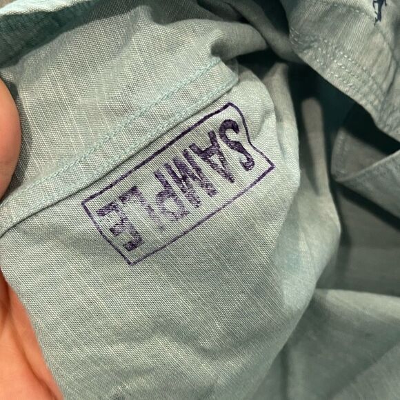 NWOT Eddie Bauer Classic Fit Moose Print Short Sleeve Button Front Size M - Picture 2 of 5